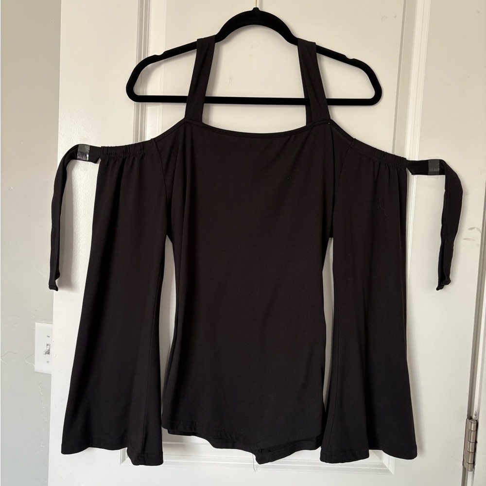 Chic Black Off-Shoulder Top